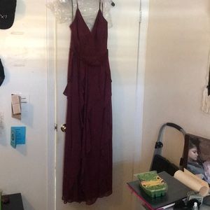 Vera wang white brides maid dress